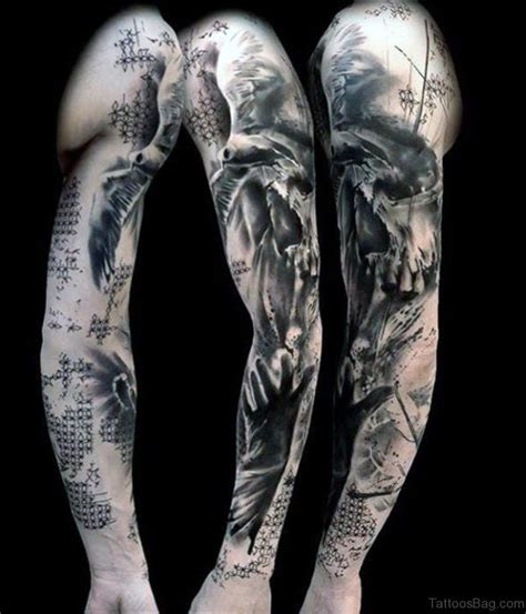 skinny arm sleeve tattoo|Top 100 Best Sleeve Tattoos For Men: Cool Design。